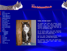 Tablet Screenshot of doris-katzenseiten.de